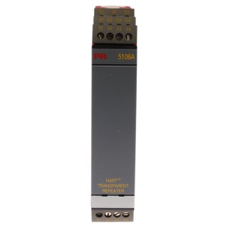 PR Electronics 5106A Series Transparent Repeater Current Input Output 4-20 mA Isolation 3.75kV AC DIN Rail Mount 5106AB2B