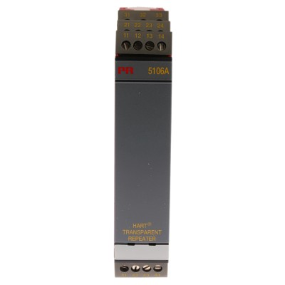 PR Electronics 5106A Series Transparent Repeater Current Input Output 4-20 mA Isolation 3.75kV AC DIN Rail Mount 5106AB2B