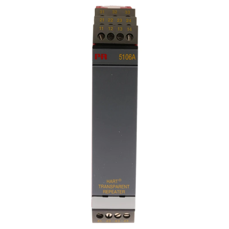 PR Electronics 5106A Series Transparent Repeater Current Input Output 4-20 mA Isolation 3.75kV AC DIN Rail Mount 5106AB2B