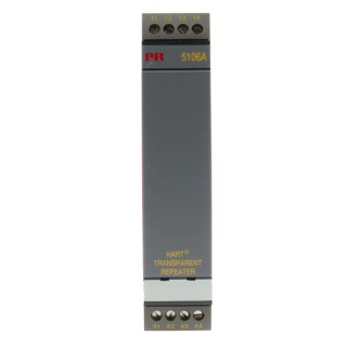 PR Electronics 5106A Series Transparent Repeater, Current Input & Output, 4-20 mA, 3.75kV AC Isolation, DIN Rail 5106ABA