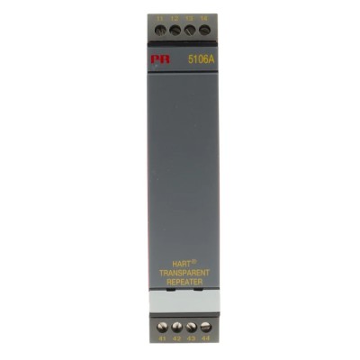 PR Electronics 5106A Series Transparent Repeater, Current Input & Output, 4-20 mA, 3.75kV AC Isolation, DIN Rail 5106ABA