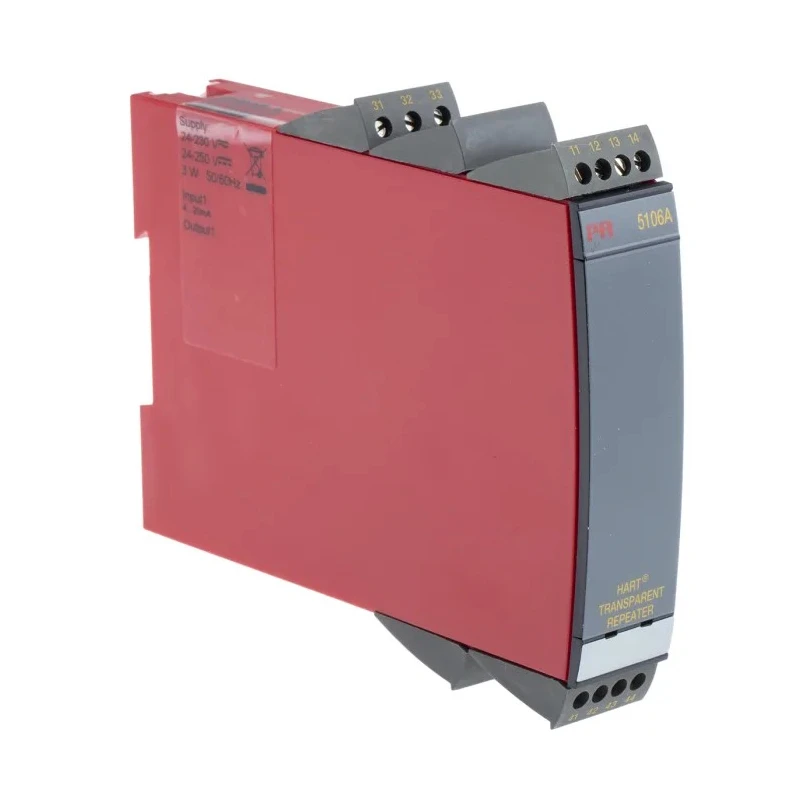 PR Electronics 5106A Series Transparent Repeater, Current Input & Output, 4-20 mA, 3.75kV AC Isolation, DIN Rail 5106ABA