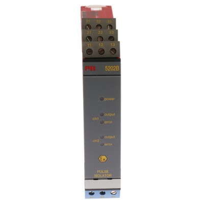 PR Electronics 2 Channel Galvanic Barrier, Pulse, ATEX, IECEx 5202B1