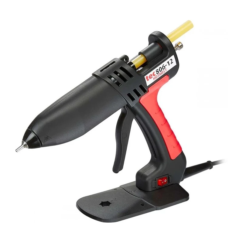 Power Adhesives Corded Hot Melt Glue Gun 12 mm, 250 W, 240 V, Type G Plug TEC806