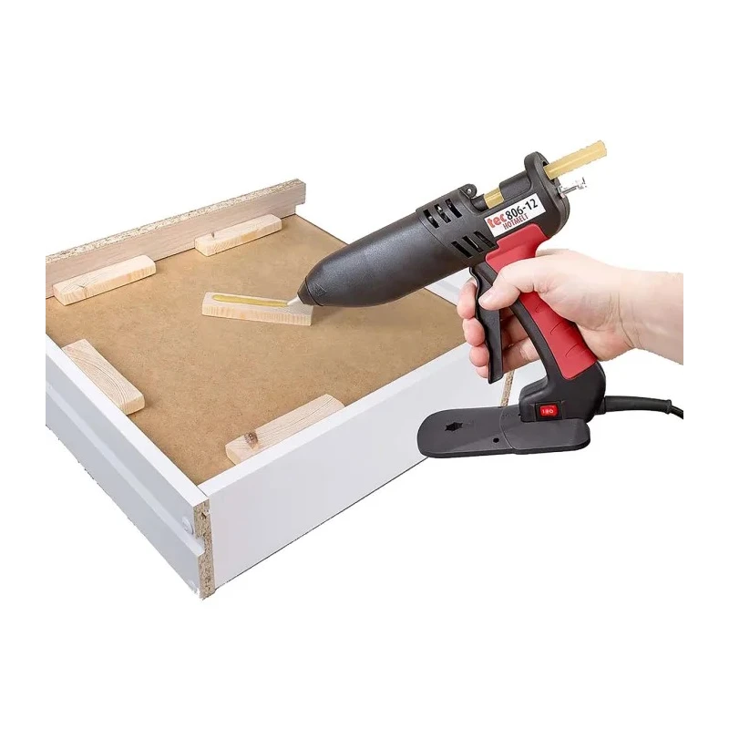 Power Adhesives Corded Hot Melt Glue Gun 12 mm, 250 W, 240 V, Type G Plug TEC806