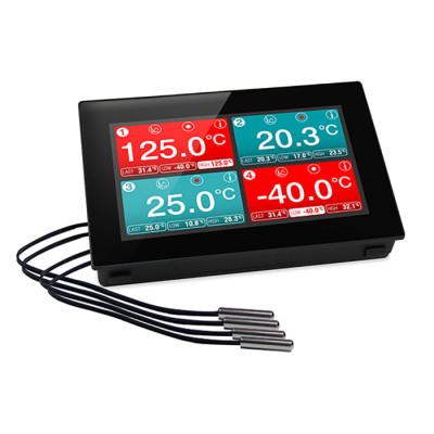 Lascar Temperature Data Logger USB 4 Channel 4.3-inch Capacitive Touch Display EL-SGD 43-ATP