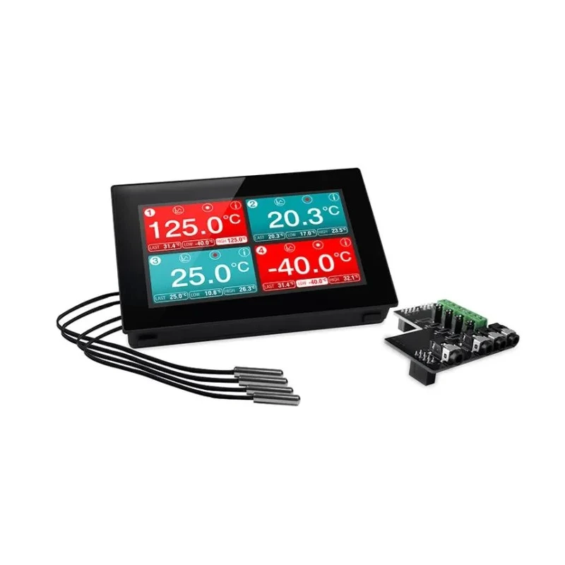 Lascar Temperature Data Logger USB 4 Channel 4.3-inch Capacitive Touch Display EL-SGD 43-ATP