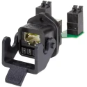 HARTING RJ45 Hybrid Series RJ45 Connector Female Panel Mount Cat6 Shielded Straight 12 Port 12 Way RJ45