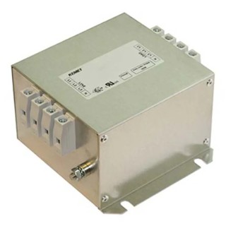 KEMET 3 Phase Chassis Mount EMC Filter, Terminal Block, 80 A, 530V AC, 50Hz-60Hz, Series FLLD4, Model 