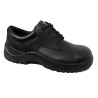 Rockfall Austin Black Fibreglass Safety Shoes UK 7, Leather Upper, Composite Midsole, Fibreglass Toe Cap 136-8759