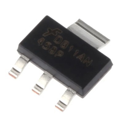 onsemi PowerTrench Type P-Channel MOSFET 30 V 3.4 A Enhancement Mode 4-Pin SOT-223 FDT458P