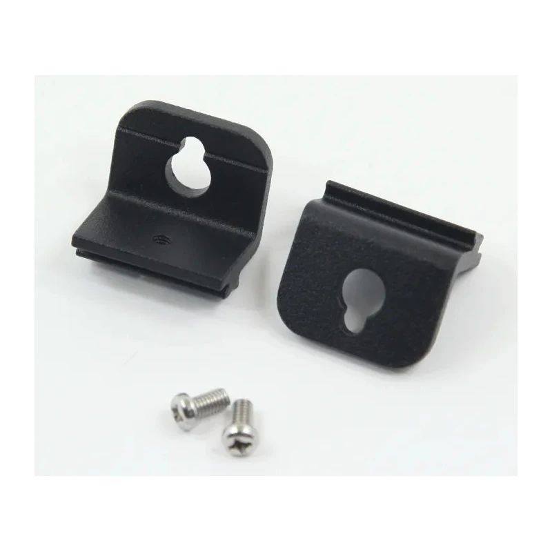 RS PRO Die Cast Aluminium Wall Bracket for Use with Extruded Aluminium Enclosures 18mm x 25mm x 3mm 136-8956