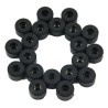 RS PRO Rubber Feet for Use with Extruded Aluminium Enclosures Black 10 mm Height x 16 mm Width 136-8970