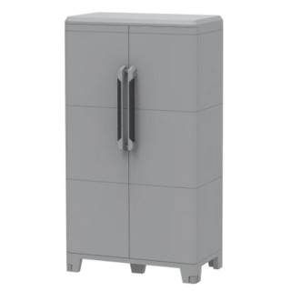 RS PRO 2 Door Plastic Floor Standing Transforming Modular Storage Cabinet 1.43m Height 780mm Width 430mm Depth 136-8878
