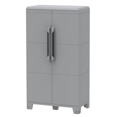 RS PRO 2 Door Plastic Floor Standing Transforming Modular Storage Cabinet 1.43m Height 780mm Width 430mm Depth 136-8878