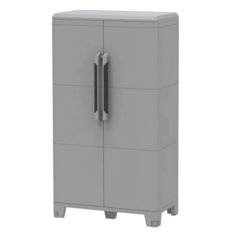 RS PRO 2 Door Plastic Floor Standing Transforming Modular Storage Cabinet 1.43m Height 780mm Width 430mm Depth 136-8878