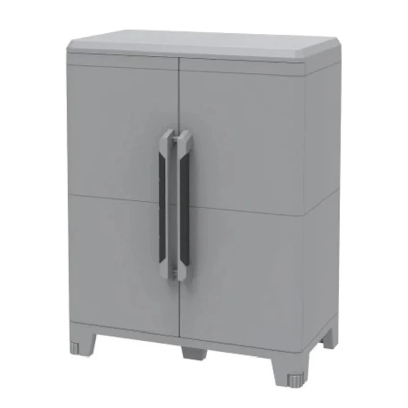 RS PRO 2 Door Plastic Floor Standing Transforming Modular Storage Cabinet 1.01 m Height, 780 mm Width, 430 mm Depth 136-8879