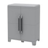 RS PRO 2 Door Plastic Floor Standing Transforming Modular Storage Cabinet 1.01 m Height, 780 mm Width, 430 mm Depth 136-8879