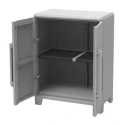 RS PRO 2 Door Plastic Floor Standing Transforming Modular Storage Cabinet 1.01 m Height, 780 mm Width, 430 mm Depth 136-8879