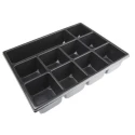 RS PRO Black Polystyrene Insert Tray for RS PRO ABS Stackable Tool Box 136-8888