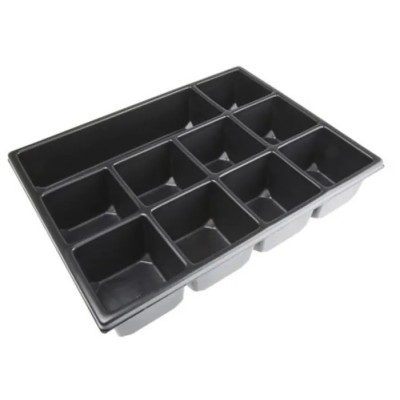 RS PRO Black Polystyrene Insert Tray for RS PRO ABS Stackable Tool Box 136-8888