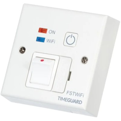 Timeguard 13A 1 Gang Switched Fused Spur CE, BS1362 IP66 Surface Mount 240V AC 