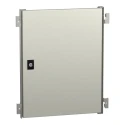 Schneider Electric Lockable Steel Single Door PanelSeT Accessoires Series, 500 mm H x 400 mm W x 400 mm L RAL 7035 NSYPIN54