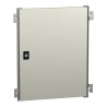 Schneider Electric Lockable Steel Single Door PanelSeT Accessoires Series, 500 mm H x 400 mm W x 400 mm L RAL 7035 NSYPIN54