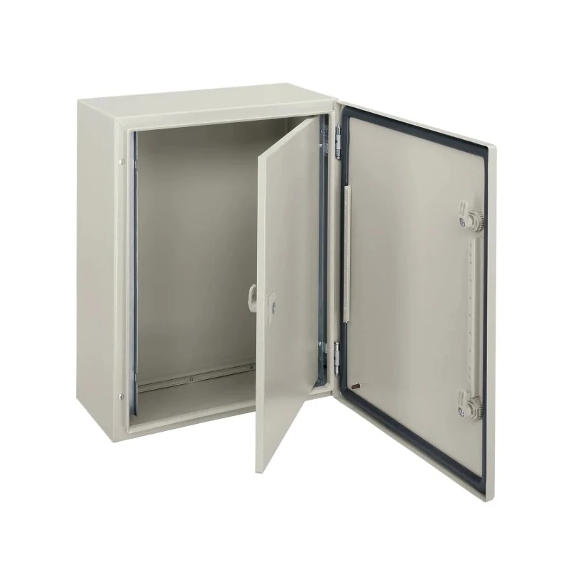 Schneider Electric Lockable Steel Single Door PanelSeT Accessoires Series, 500 mm H x 400 mm W x 400 mm L RAL 7035 NSYPIN54