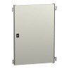 Schneider Electric PanelSeT Accessoires Series Lockable Steel Enclosure Single Door 700 mm H x 500 mm W x 500 mm L NSYPIN75