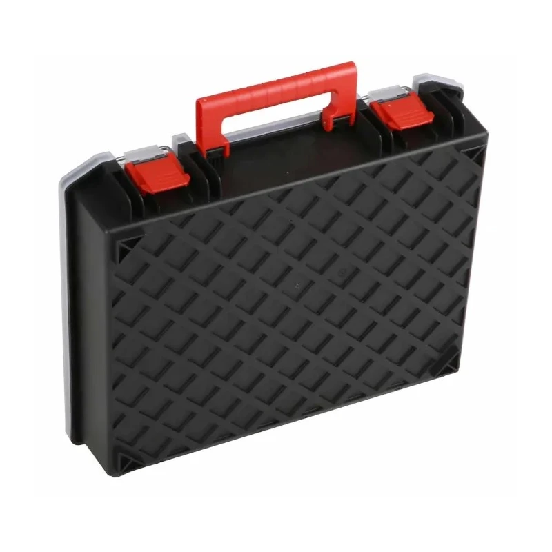 RS PRO 48 Cell Black, Red Polypropylene Compartment Box 91 mm x 416 mm x 336 mm 136-8907