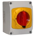 Craig & Derricott 3-Pole DIN Rail Isolator Switch IP66, 25A, 11 kW SDDG253N