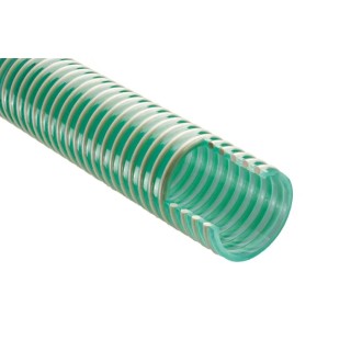 RS PRO Reinforced Polyvinyl Chloride PVC Hose Pipe, 6.5 bar Pressure, 10 m Length, Green, 136-9424