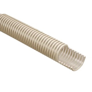 RS PRO Clear Polyvinyl Chloride Reinforced Hose Pipe 6 bar 10 m Long 136-9441