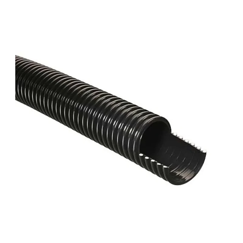RS PRO Hose Pipe Polyvinyl Chloride 2 Bar Pressure 30m Length Black with White Helix 136-9420