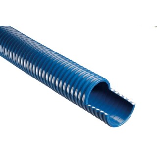 RS PRO Medium Duty Polyvinyl Chloride Reinforced Hose Pipe, Blue, 10 m Length, 6 bar Pressure 136-9473