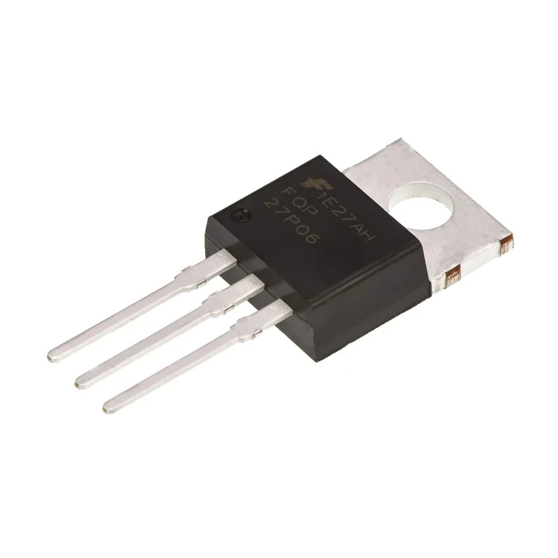 onsemi QFET Type P-Channel MOSFET 27 A 60 V Enhancement 3-Pin TO-220 FQP27P06