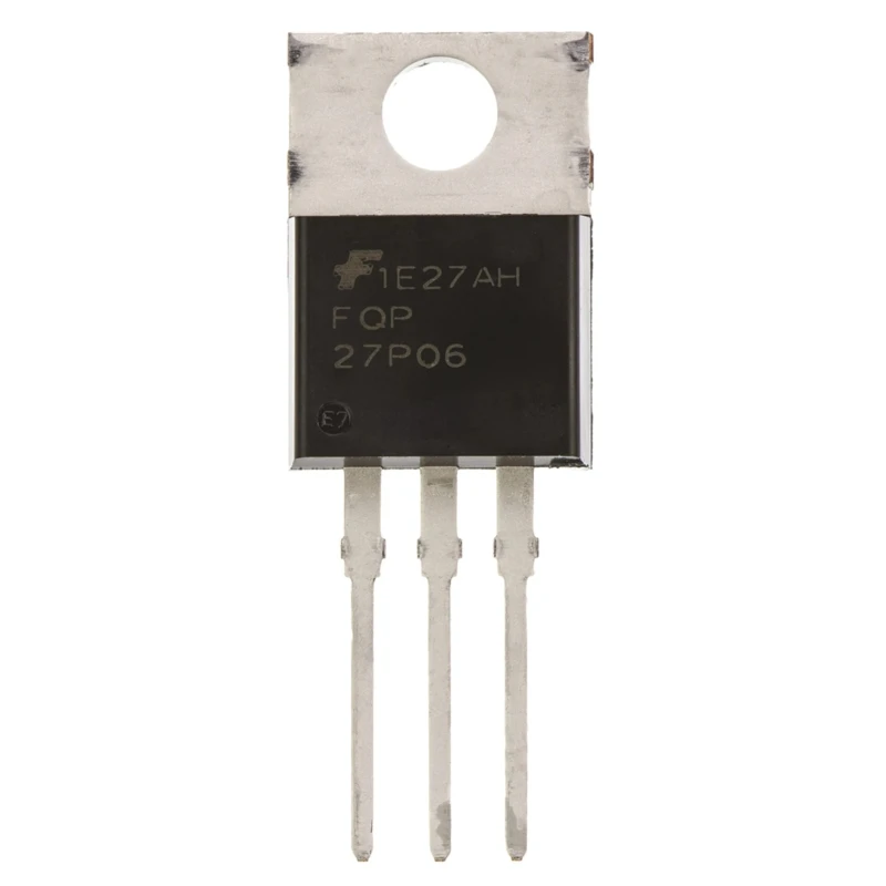 onsemi QFET Type P-Channel MOSFET 27 A 60 V Enhancement 3-Pin TO-220 FQP27P06