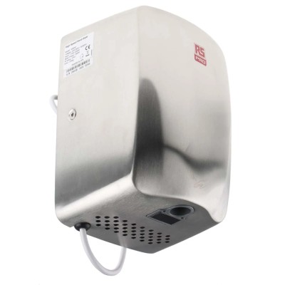 RS Pro Automatic Stainless Steel Hand Dryer 1.15 kW 220-240V Satin Finish 152x260x180mm 136-9558