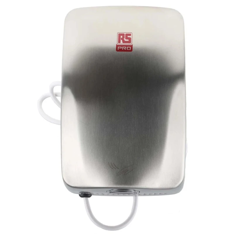 RS Pro Automatic Stainless Steel Hand Dryer 1.15 kW 220-240V Satin Finish 152x260x180mm 136-9558