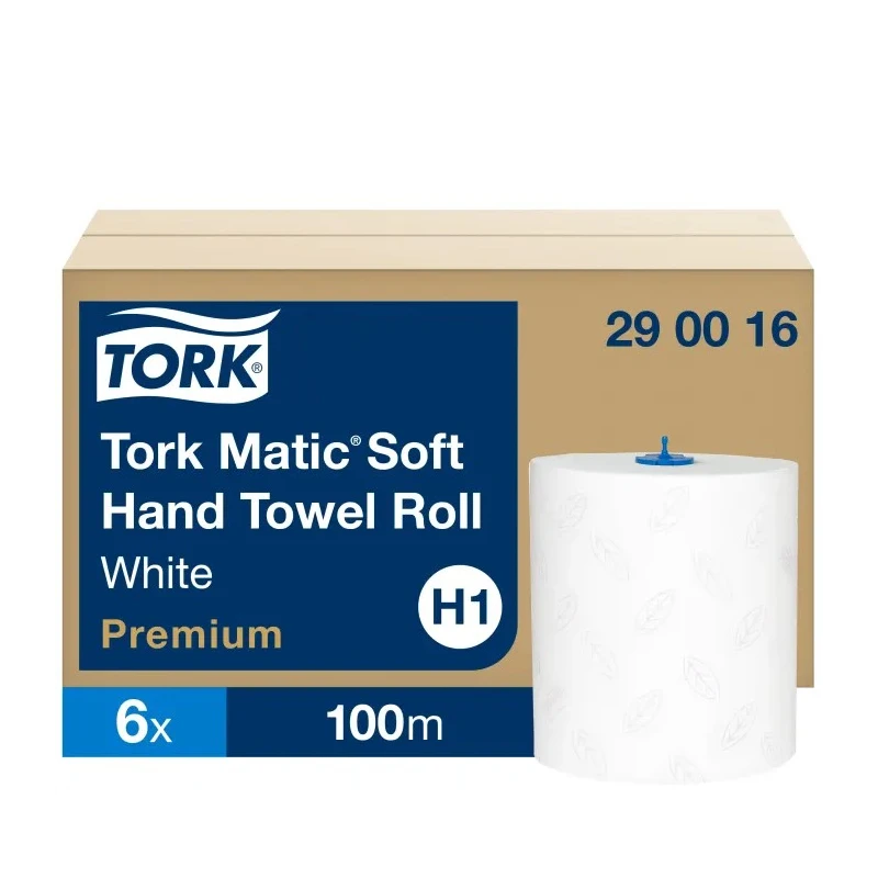 Tork Matic Roll Paper Towel, 2-Ply, 190 x 190 mm Sheet Size, 408 Sheets, Roll Form Factor 290016