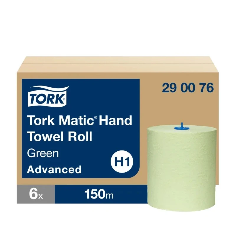 Tork Matic Roll Paper Towel 190 x 190 mm 2 Ply Green, 625 Sheets 290076