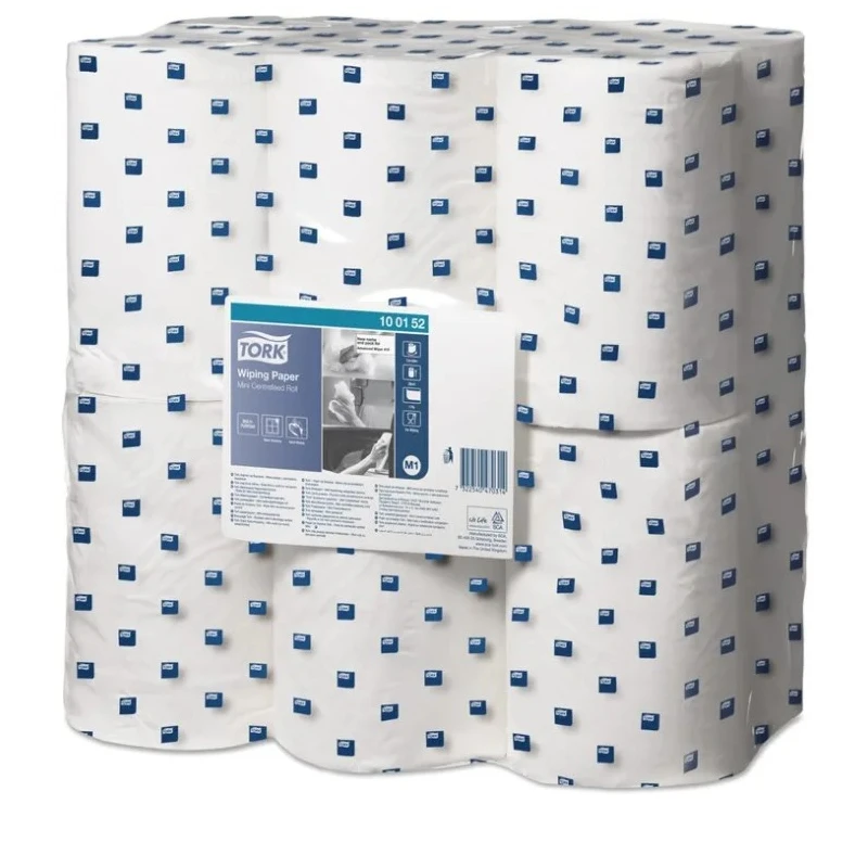 Tork Roll Paper Towel, Roll Form, 1 Ply, White, 120 m Length x 200 mm Sheet Size, 12 Sheets 100152