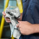 Tork Dry Industrial Centrefeed Wipes 148.2 m x 320 mm, Single Ply, Grey 520337