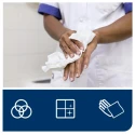 Tork 2 Ply White Wiping Paper Plus Roll Paper Towel, 160 m x 194 mm, 457 Sheets 101260