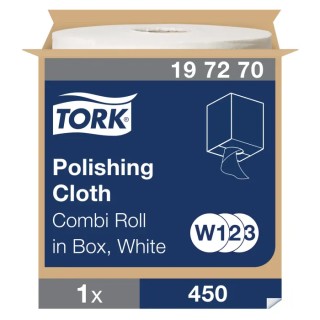 Tork Dry Multi-Purpose Wipe Roll 171 m x 315 mm White Single Use 450 Per Pack 197270