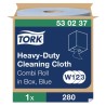 Tork Dry Industrial Wipe Roll, Blue, 106.4 m x 320 mm, 280 Per Pack 530237
