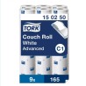 Tork Couch Roll Paper Towel Roll 56.1 m x 480 mm White, 2 Ply, 165 Sheets 150250
