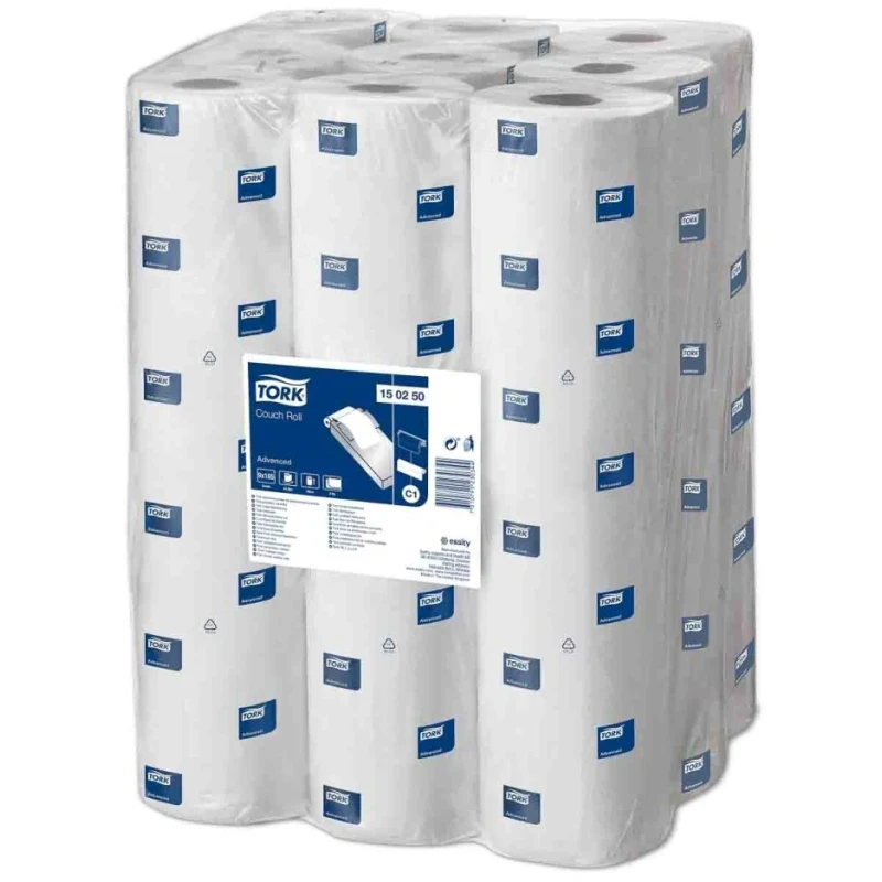 Tork Couch Roll Paper Towel Roll 56.1 m x 480 mm White, 2 Ply, 165 Sheets 150250