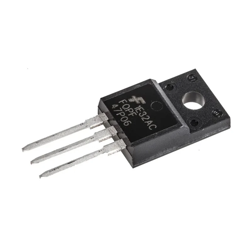 onsemi QFET Type P-Channel MOSFET 30 A, 60 V Enhancement 3-Pin TO-220 FQPF47P06